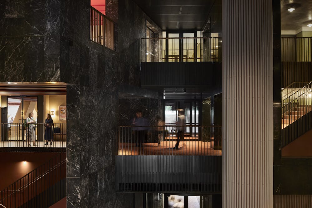 Queen and Collins Walking 